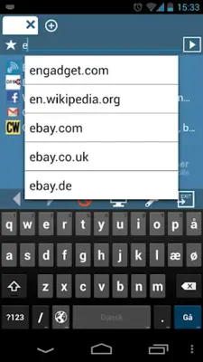 MiniBrowser android App screenshot 1