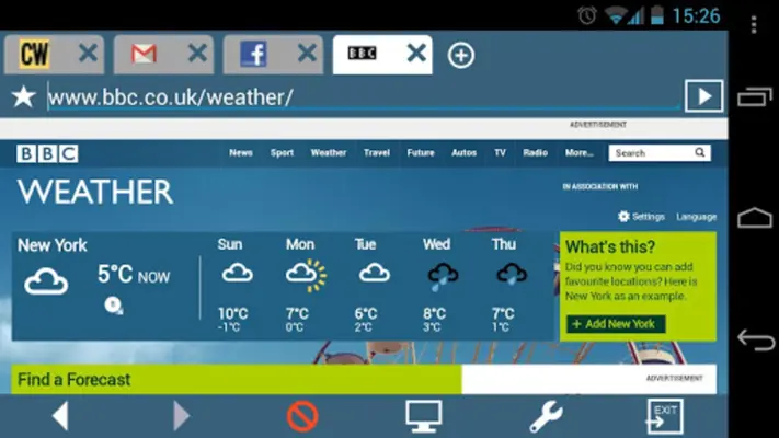 MiniBrowser android App screenshot 5